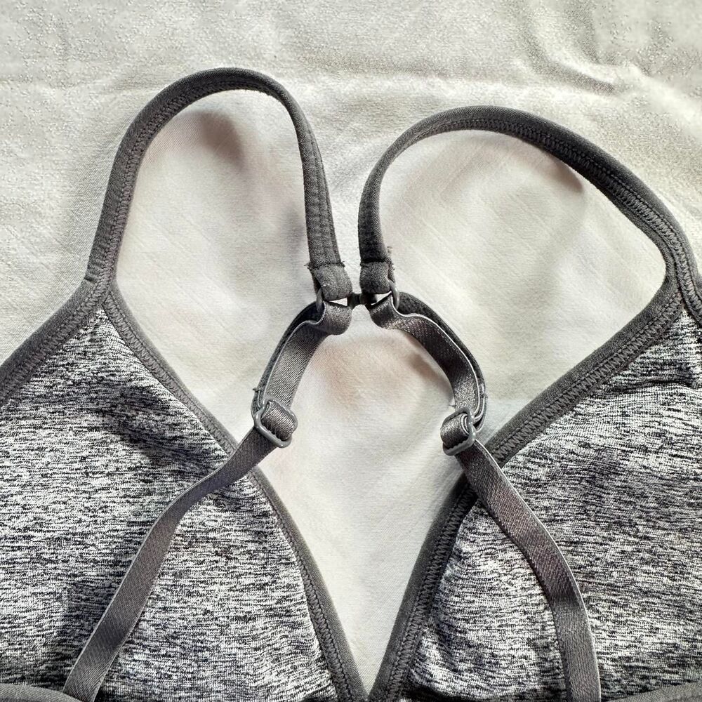 Wonder-nation Women's Grey Sports Bra - Picture 3 of 5